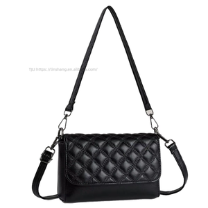 Newest Wholesale Lady Mobile Phone Bags for Rhombus Embroidery Zipper <b>Chain</b> Women's Single-Shoulder Crossbody <b>Handbags</b> - Product Image 5