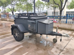 Autocaravanas Espaciosas 4x4 Ligeras y Resistentes a la Corrosión para Acampar al Aire Libre, Remolque RV para Viajes por Carretera con Cocina - Product Image 2
