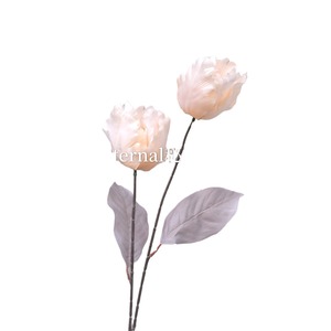 Flor Artificial de Seda Secret Garden, Tulipán de Dos Cabezas Color Rosa Champán, Decoración para Bodas, Accesorios para Exteriores - Product Image 1