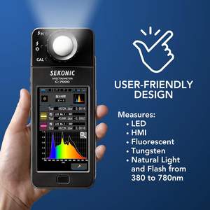 Kit de spectromètre sans fil Sekonic C-7000, analyseur de spectre, outil portable, contrôle précis de la couleur, interprétation - Product Image 3