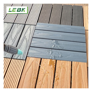 Baldosas <span class=keywords><strong>de</strong></span> <span class=keywords><strong>Madera</strong></span> Compuesta WPC Multicolores con Diseño <span class=keywords><strong>de</strong></span> Veta <span class=keywords><strong>de</strong></span> <span class=keywords><strong>Madera</strong></span>, 30x30x2cm, Enclavables, <span class=keywords><strong>para</strong></span> Pisos <span class=keywords><strong>de</strong></span> Jardín, Patio y Exteriores, DIY - Product Image 1
