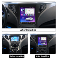 Système de navigation de voiture NaviFly Android System pour Hyundai Azera 2011-2012 avec jeu de voiture android auto