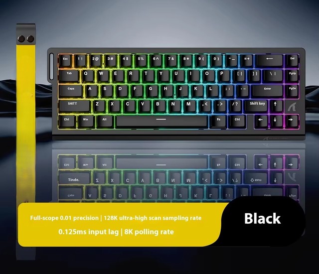 X68HE Magnetic Axis Wired Mechanical Keyboard RGB Gaming Esports RT Adjustable and Low Latency Mechanical Keyboard