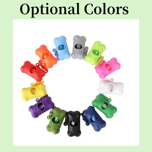 Dışkı torbası dağıtıcısı atık yönetimi için klipsli özel kemik şekli atık torbası kişiselleştirilmiş köpek tasma evcil hayvan tutucu - Product Image 2