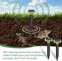 Répulsif solaire anti-vibrations ultrasoniques Saijinzek OEM ODM contre les taupes, les campagnols, les serpents pour les pelouses et les fermes en extérieur