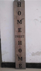 Panneau de bienvenue en <span class=keywords><strong>bois</strong></span> vieilli rustique personnalisé plaque murale pour porte d'entrée - Product Image 6