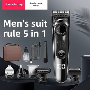 Professional <strong>Men</strong> <strong>s</strong> <strong>Grooming</strong> <strong>Kit</strong> <strong>s</strong> Best <strong>Hair</strong> Clippers Set Multifunctional Shaving Haircutting and Facial Cleansing <strong>Kit</strong> - Product Image 6