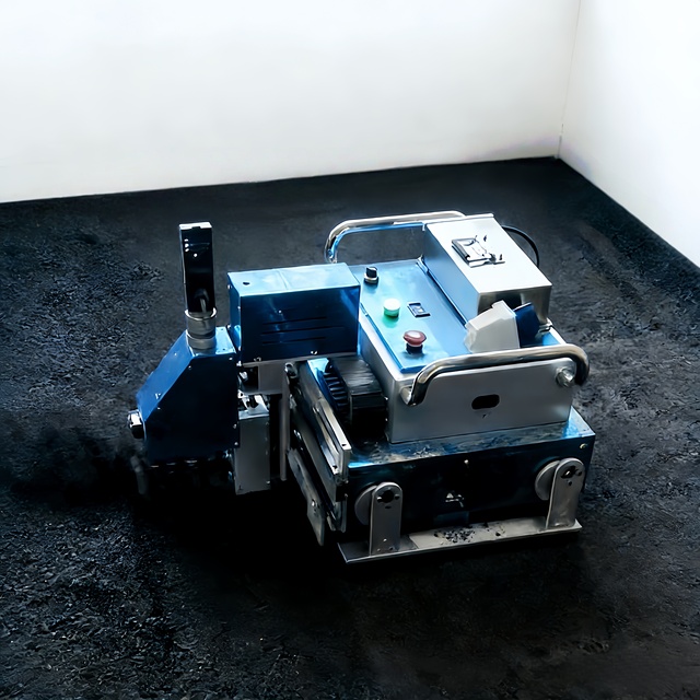 Automatic Mortar Floor Leveling Robot for Building Decoration and Tile Paving