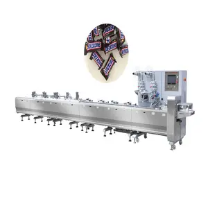 50-1200 Beutel/Min horizontale Kissen verpackungs maschine Erdnuss Knusprige Schokoriegel Verpackung horizontale Kissen packung Maschine