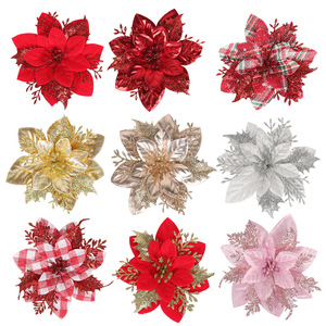 Vente en gros de <span class=keywords><strong>d</strong></span>écorations de Noël festives modernes ornements <span class=keywords><strong>d</strong></span>'arbre de guirlande de poudre <span class=keywords><strong>d</strong></span>'or artificielle de haute qualité sacs de grande taille - Product Image 2