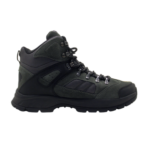 Оптовые современные зеленые осенние унисекс рабочие защитные ботинки средней высоты, водонепроницаемые, со стальным носком, из замши и кожи, от производителя - Product Image 3