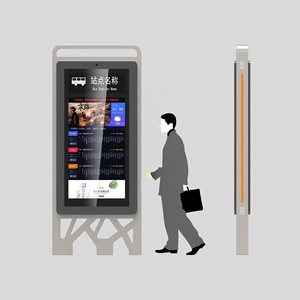 Bus Stop Solar Touch Screen Digital Signage Outdoor Advertisement Player OLED <strong>Display</strong> Bus Advertising Outdoor <strong>Led</strong> <strong>Display</strong> - Product Image 6