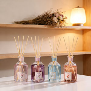 Diffusore di Oli Essenziali Personalizzato Multi-Aroma 200ml, Deodorante <span class=keywords><strong>per</strong></span> Ambienti con Bastoncini - Product Image 1