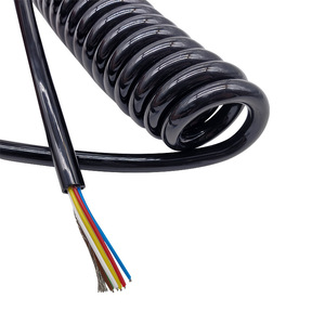 Cable Espiral Dongguan de 12 Núcleos, Conductor de Cobre, Aislamiento de PVC, Cable de Alimentación Industrial de Bajo Voltaje 300600V - Product Image 1