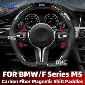 Palette de changement de vitesse en fibre de carbone en stock aux États-Unis, palette de changement de vitesse magnétique pour BMW M5 F10 F11 F07 F90 <span class=keywords><strong>M3</strong></span> F30 G80 G38 pour Mini & Supra A90 MK5 - Product Image 6