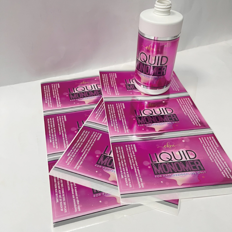 Custom Adhesive Vinyl Packaging Label for