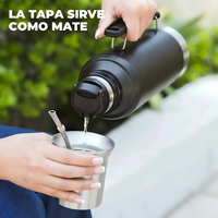 Thermos en acier inoxydable de qualité alimentaire 304 de 1200 ml avec logo personnalisé, thermos pour Yerba Maté, Termo