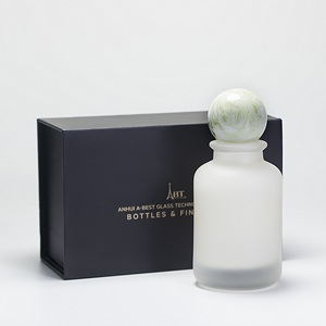 Envase de Perfume Redondo Vacío de Vidrio de Lujo con Pulverizador, 30ml/50ml/100ml, con Tapa de Rosca, Venta al por Mayor de Fábrica - Product Image 2