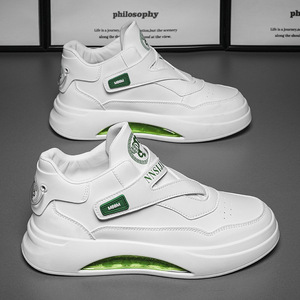 Nuevos zapatos deportivos casuales multiusos para hombre, a la moda, con suela gruesa y diseño de caña alta para aumentar la altura interna. - Product Image 3