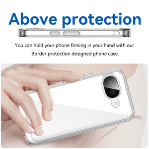 Funda Transparente para Google <span class=keywords><strong>Pixel</strong></span> 10A, Carcasa Protectora de Gel TPU Suave con Parte Trasera Rígida de Acrílico, 2 en 1, para Google <span class=keywords><strong>Pixel</strong></span> 10 Pro XL - Product Image 5