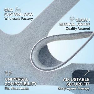 Correa de Repuesto Ajustable para <span class=keywords><strong>Mascarilla</strong></span> <span class=keywords><strong>CPAP</strong></span> de una Pieza, Banda para la Cabeza Desinfectada Ultrasónicamente para Terapia de Apnea del Sueño, Uso Doméstico y Clínico - Product Image 4