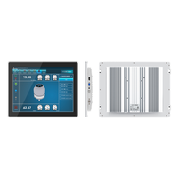 Écran tactile LCD industriel 12,1 pouces avec écran haute luminosité 4:3, installation encastrée, entrée audio pour la surveillance en usine