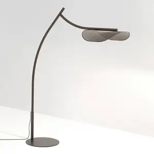 Lampadaire LED simple au design nordique éclairage moderne lampadaire en marbre pour hôtel Villa chambre Loft salon