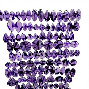 Wholesale Price FAIJAN GEMS Natural Purple Star <b>Amethyst</b> Cabochon AAA Quality Loose Gemstone Jewellery Making Rajasthan Third - Product Image 1