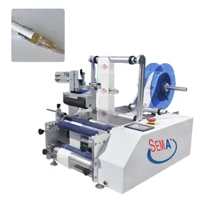 Automatic LABEL one sticker horizontal way labeling machine for syringes