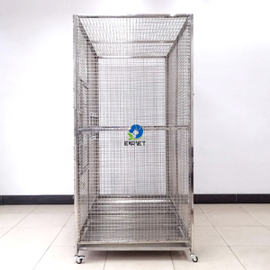 EUR VET En Çok Satan Veteriner Ekipmanları Araçak Uçan Kuş Kafesi Paslanmaz Çelik Kuşhane Büyük Papağan Kafesi Güvercin Yetiştirme Kafesi - Product Image 3