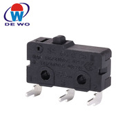 Micro-interrupteur à bouton-poussoir - Micro-interrupteurs à 3 bornes pour machine de jeu d'arcade - Accessoire/pièces de machine de jeu d'arcade