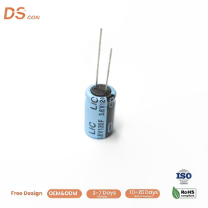 ซุปเปอร์คาปาซิเตอร์ลิเธียมไอออน LIC 3.8V 120F แบบเรเดียล ขนาด 12x21 มม. ความหนาแน่นพลังงานสูง สำหรับกล้องติดรถยนต์ มิเตอร์อัจฉริยะ และพลังงานสำรอง <span class=keywords><strong>IoT</strong></span> - Product Image 1