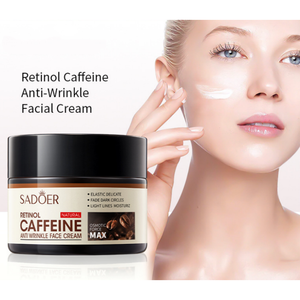 Crème hydratante pour le visage au rétinol, réparation rapide des rides, élimination quotidienne des taches brunes, crème anti-âge pour le visage au rétinol et à la caféine - Product Image 6