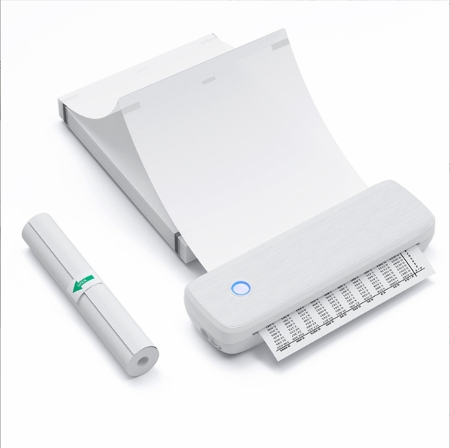 A80 Mini Portable Thermal Printer Wireless Printer Supports US Letter Legal A4 A5 Paper Mini Pocket Wireless Thermal Printer