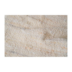 Tela Tweed de Primera Calidad Hecha en Corea, Color Beige-Gris, Algodón con Textura de Malla y Pompones, Tejido Personalizado OEM y ODM - Product Image 4