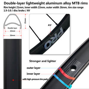 Juego de Ruedas Delanteras y Traseras para Bicicleta de Montaña XC Trail, 26, 27.5 y <span class=keywords><strong>29</strong></span> Pulgadas, HG XD MS 8S 9S 10S 11S 12S, <span class=keywords><strong>Llanta</strong></span> para Bicicleta de Montaña - Product Image 3