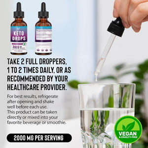 อาหารเสริมเหลวทางโภชนาการสำหรับคีโตช่วยลดไขมันจากพืชช่วยเผาผลาญไขมันได้อย่างรวดเร็ว - Product Image 6