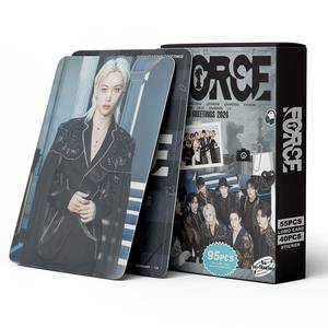 KPOP Stray Kids 2026 Japan Season's Greetings FORCE Photocard Box Set 95pcs Lomo Style Paper Photo <span class=keywords><strong>Card</strong></span> Bentuk Heksagonal Hewan - Product Image 1