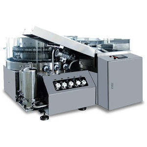 Machine de lavage rotative professionnelle pour flacons en <span class=keywords><strong>verre</strong></span> à petite dose, en acier inoxydable, contrôlée par PLC, équipement de nettoyage haute performance - Product Image 3