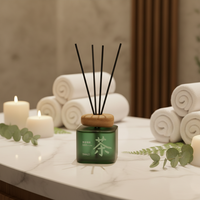 Diffuseur d'arômes sans flamme pour chambre à coucher, parfum haut de gamme longue durée, diffuseur de parfum en rotin, thé, fibre de verre, désodorisant pour toilettes, air
