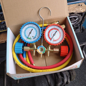 A/C Manifold Đo Thiết Lập 3 Cách Tự Động Lạnh Công Cụ Chẩn Đoán Kit Điều Kiện Không Khí Đa Hệ Đo Thiết Lập Cho R410a R134a R1234yf - Product Image 3