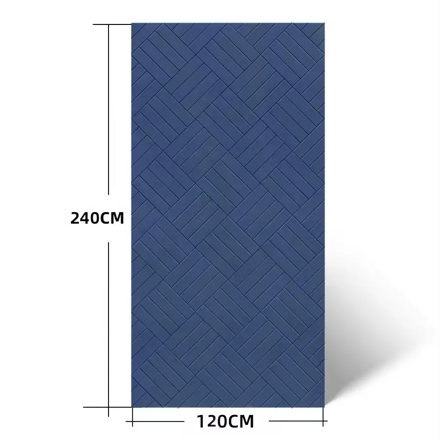 Factory Office PET Outlet Art Deco Absorb Sound Polyester Fiber Sound-absorbing Board Piano room Acoustic Panels