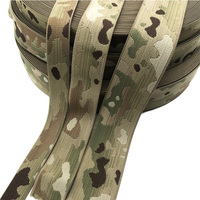 Accessoires de bande élastique camouflage pour sac, ceinture de bagage, tissu MC Multicam jacquard camouflage, sangle élastique de 25 mm, 38 mm, 50 mm
