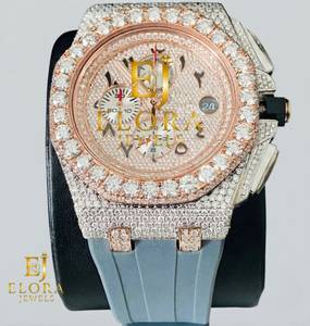 Relojes de Lujo para Hombre con Moissanita, Diseño Elegante y Detalles de Piedras Brillantes, Venta al Por Mayor para Mercados Minoristas y de Reventa - Product Image 2