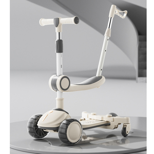 <span class=keywords><strong>Patinete</strong></span> para niños <span class=keywords><strong>3</strong></span> en 1 al por mayor, <span class=keywords><strong>patinete</strong></span> popular de acero plegable con diseño de <span class=keywords><strong>3</strong></span> <span class=keywords><strong>ruedas</strong></span> para jugar al aire libre, juguete barato de PU para niños - Product Image 2