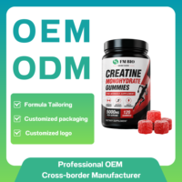 Boost d'Énergie Explosive : Gommes de Créatine Monohydrate à Mâcher pour une Absorption Rapide Musculaire – Complément de Créatine Marque Blanche OEM