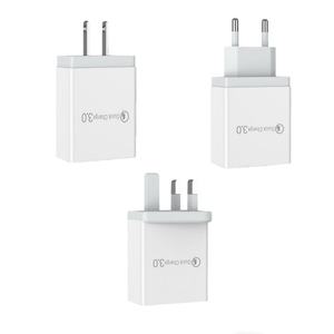 <span class=keywords><strong>Chargeur</strong></span> mural USB 4 ports QC3.0 54W avec prise US EU AU UK, adaptateur rapide multi-téléphones pour Xiaomi <span class=keywords><strong>Huawei</strong></span> Samsung iPhone, <span class=keywords><strong>chargeur</strong></span> de voyage - Product Image 1