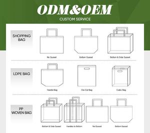 ถุงหูหิ้วใส HDPE PE รีไซเคิลได้ แข็งแรงพิเศษ ความใสสูง วัสดุพรีเมีย<span class=keywords><strong>ม</strong></span> ใช้ซ้ำได้ สำหรับสินค้าส่งเสริมการขายและของขวัญ - Product Image 4