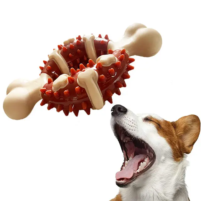 Dog Chew Toys for Aggressive Chewers Indestructible Bite Rubber nylon dog Toys dog toys pet accessories