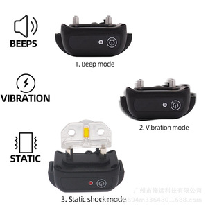 Electric Shock <b>Vibration</b> Dog Collar 1000M <b>Remote</b> Rechargeable Anti-Barking Device Set for Dog Training - Product Image 3